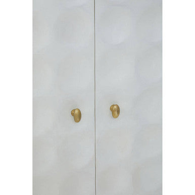 Satara Cream Finish Mango Wood Cabinet