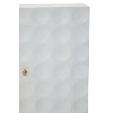 Satara Cream Finish Mango Wood Cabinet