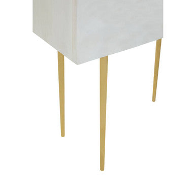 Satara Cream Finish Mango Wood Cabinet