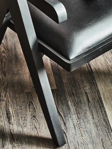 Buffalo Black Leather Armchair