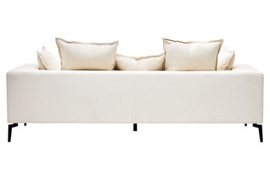 Avignon Cream Fabric 3 Seater Sofa