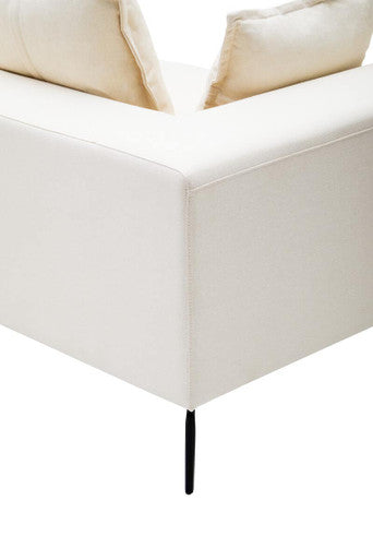 Avignon Cream Fabric 3 Seater Sofa