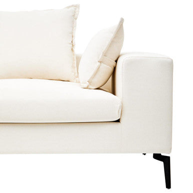Avignon Cream Fabric 3 Seater Sofa