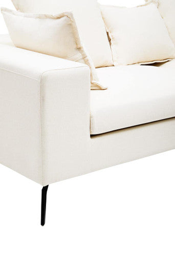Avignon Cream Fabric 3 Seater Sofa