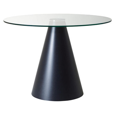 Clear Glass Round Large Dining Table