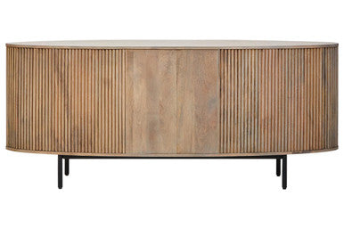 Torello Grey Wash Mango Wood 2 Door and 3 Drawer Sideboard