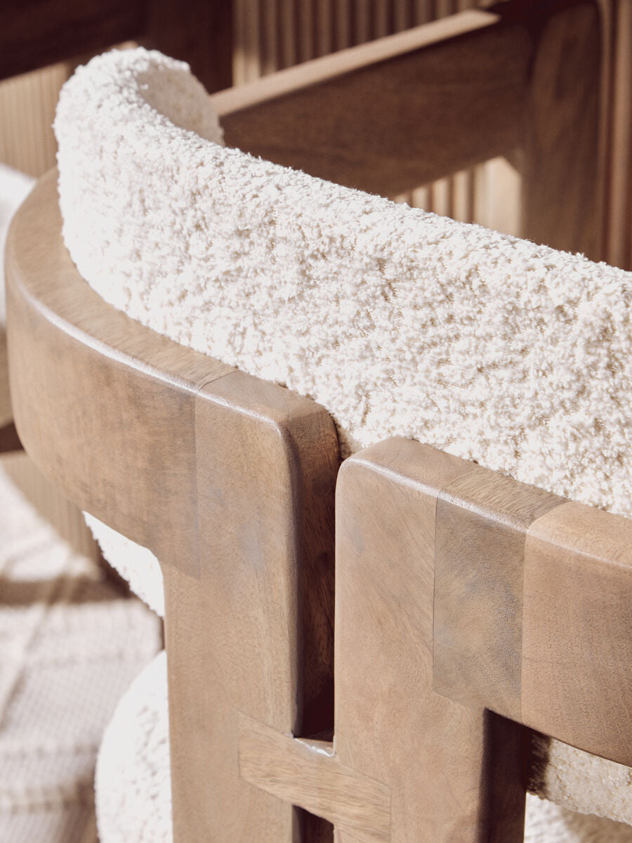 Grey Mango Wood Chair | Torello