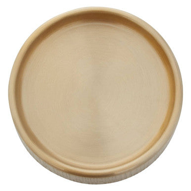 Allegra Champagne Aluminium Soap Dish with Line Effect