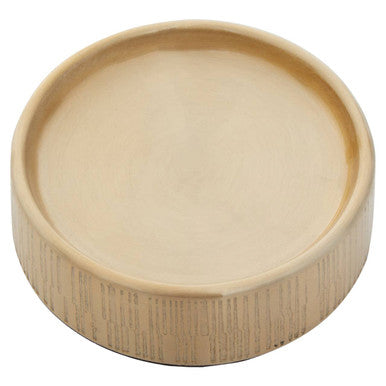 Allegra Champagne Aluminium Soap Dish with Line Effect
