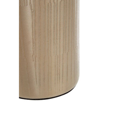 Allegra Champagne Aluminium Bathroom Tumbler with Line Effect