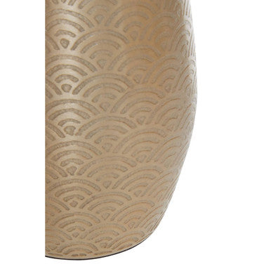 Allegra Champagne Aluminium Soap Dispenser with Etched Detail