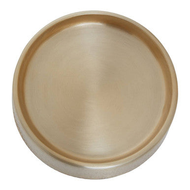 Allegra Champagne Aluminium Soap Dish with Etched Detail