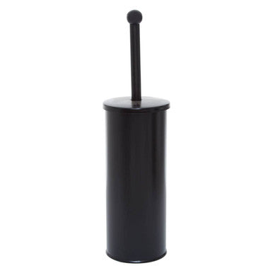 Allegra Black Finish Bathroom Toilet Brush with Holder