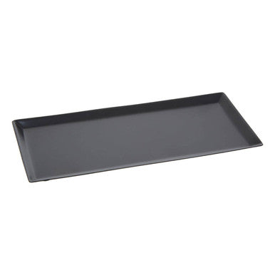 Allegra Black Finish Rectangular Bathroom Tray