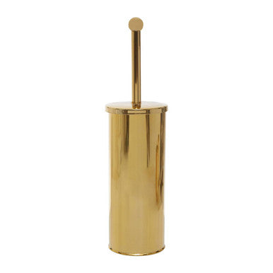 Allegra Gold Stainless Steel Toilet Brush with Slender Design