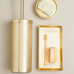 Allegra Gold Stainless Steel Bathroom Tray