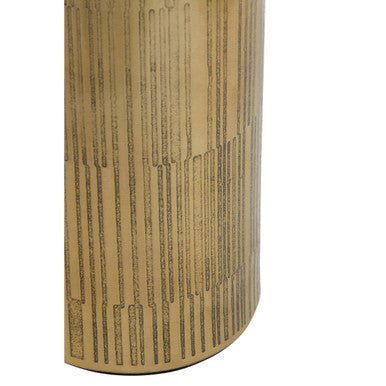 Allegra Gold Aluminium Soap Dispenser with Line Effect