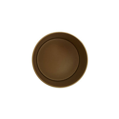 Allegra Gold Aluminium Bathroom Jar with Line Effect