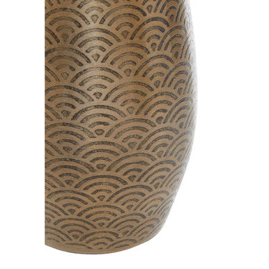 Allegra Gold Aluminium Soap Dispenser with Etched Detail