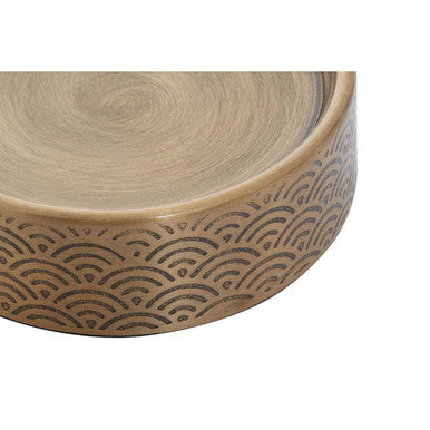 Allegra Gold Aluminium Soap Dish with Etched Detail