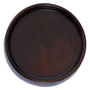 Allegra Dark Bronze Aluminium Soap Dish with Hammered Effect