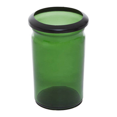 Allegra Green Glass Bathroom Tumbler