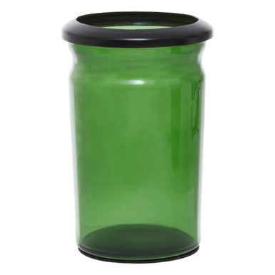 Allegra Green Glass Bathroom Tumbler