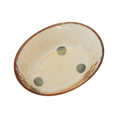Allegra Black and Gold Glass Soap Dish with Textured Detail