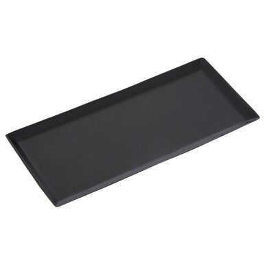 Allegra Black and Gold Stainless Steel Bathroom Tray