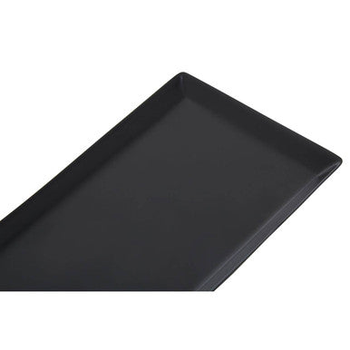 Allegra Black and Gold Stainless Steel Bathroom Tray