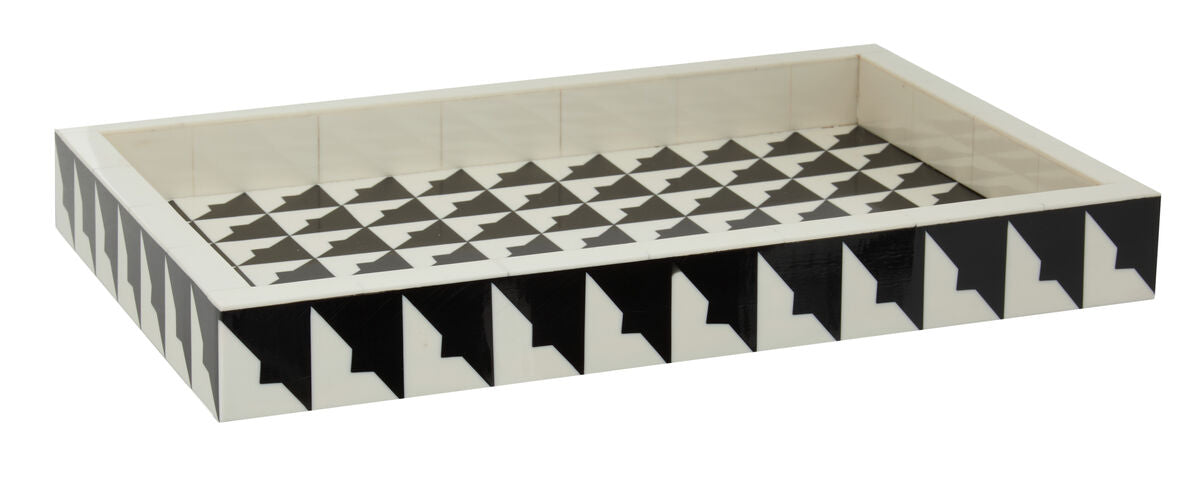 Black and White Tray | Davino