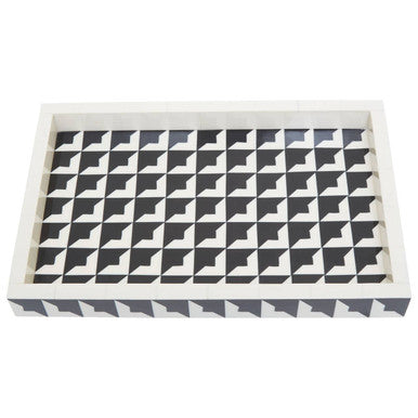 Black and White Tray | Davino