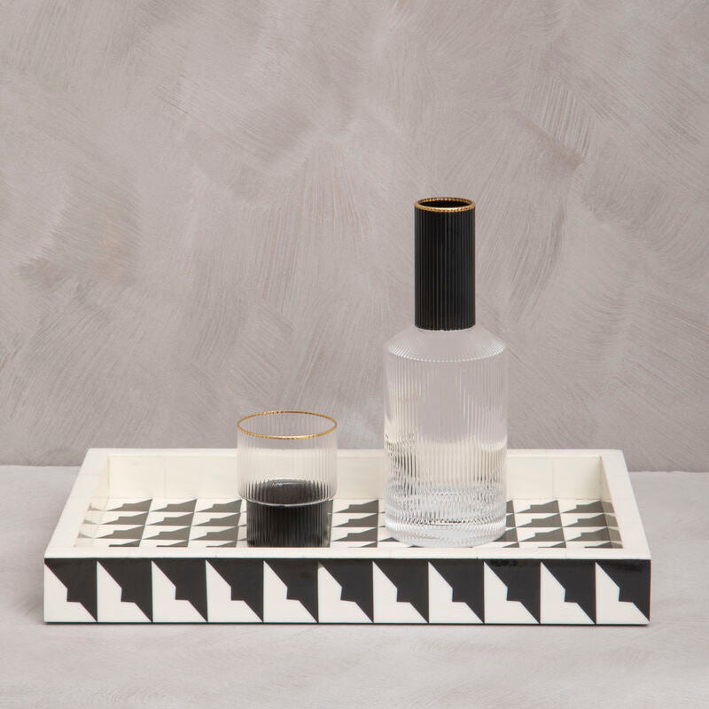 Black and White Tray | Davino
