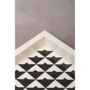 Black and White Tray | Davino