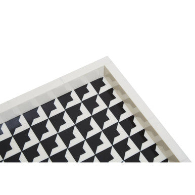 Black and White Tray | Davino