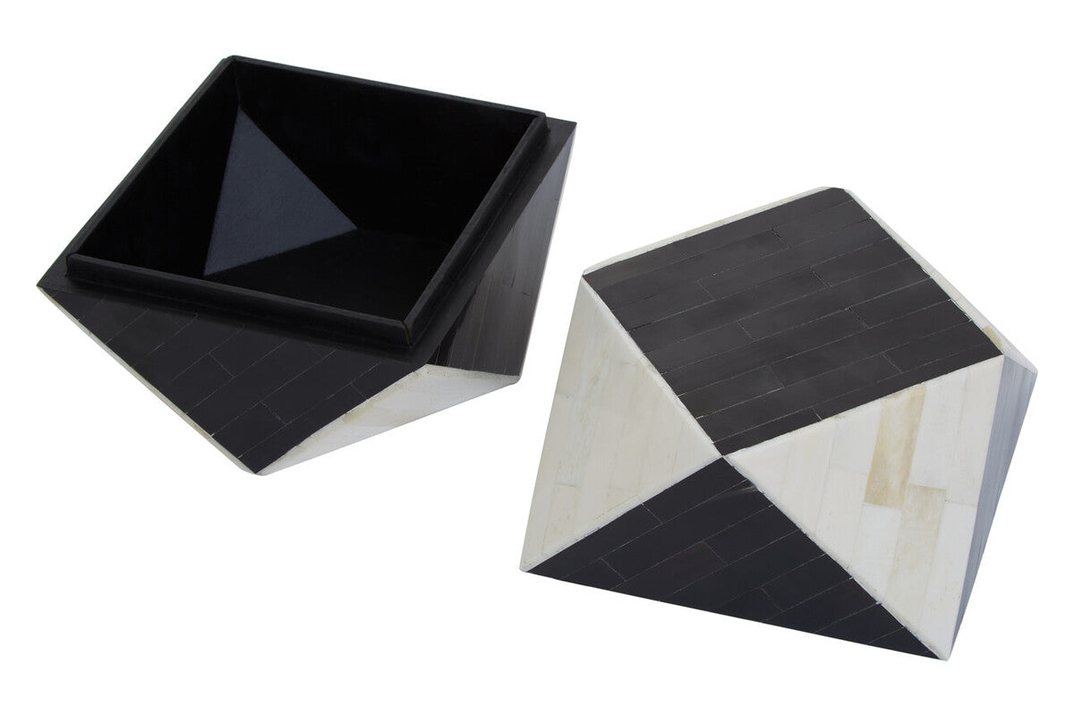 Black and White Small Trinket Box | Donato
