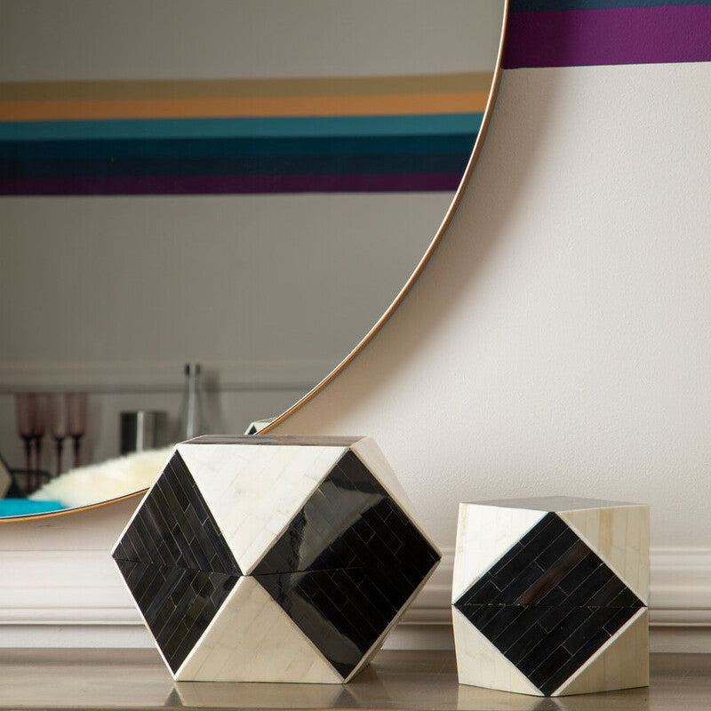 Black and White Small Trinket Box | Donato