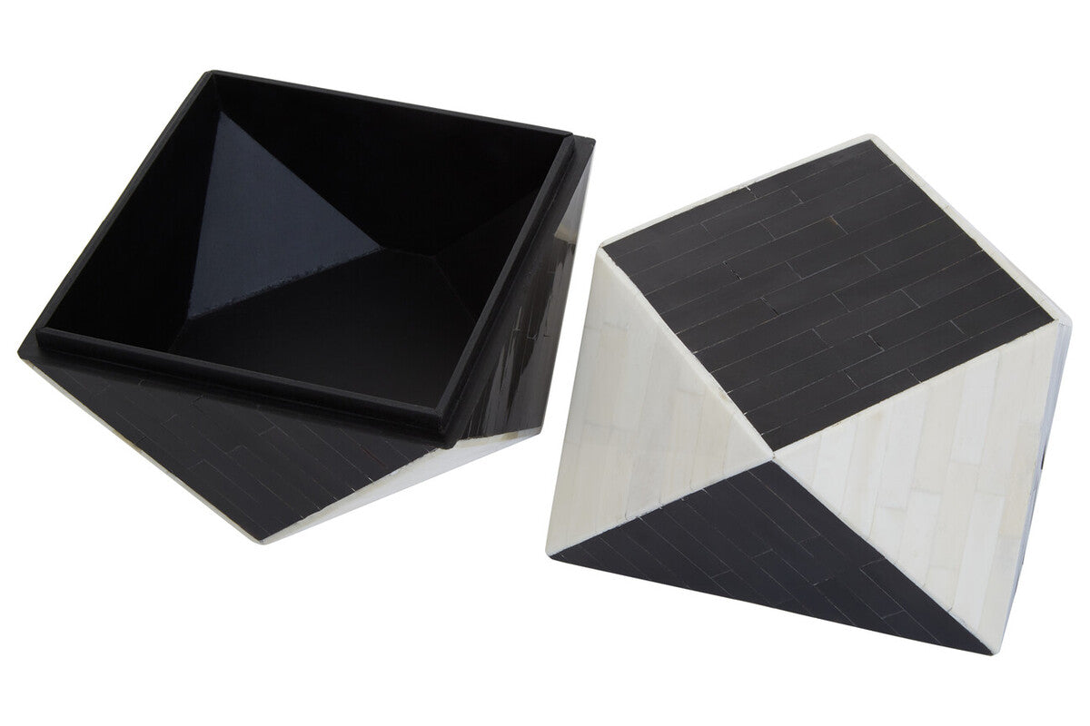 Black and White Large Trinket Box | Donato