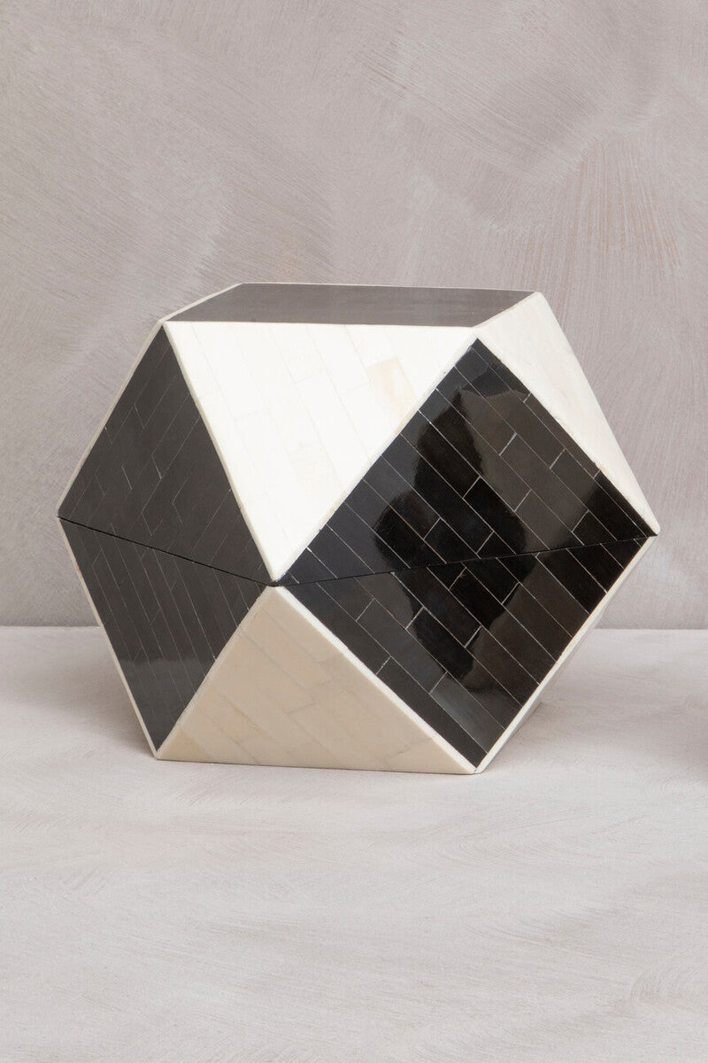 Black and White Large Trinket Box | Donato