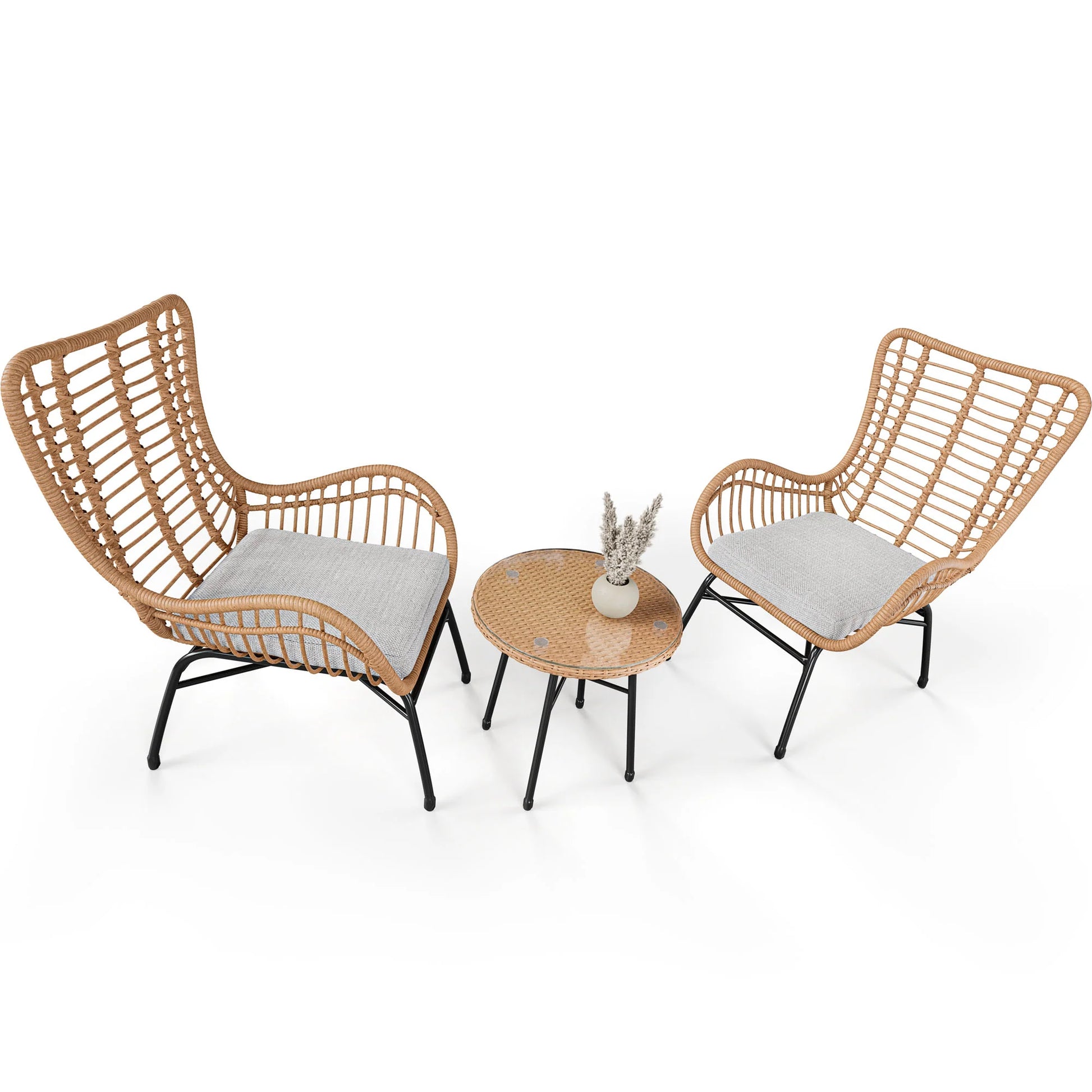 SERRANTE garden furniture - Beige/Light Grey