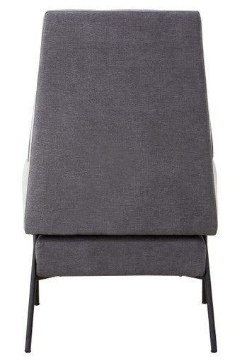 Henia Ash Velvet High Back Chair