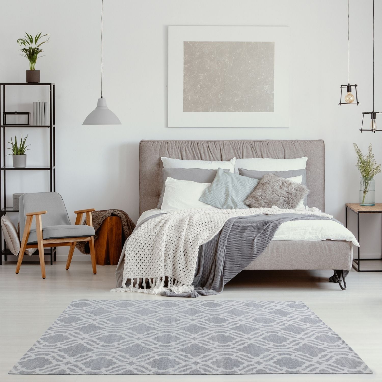 Washable Rug Carina Grey | 6901G