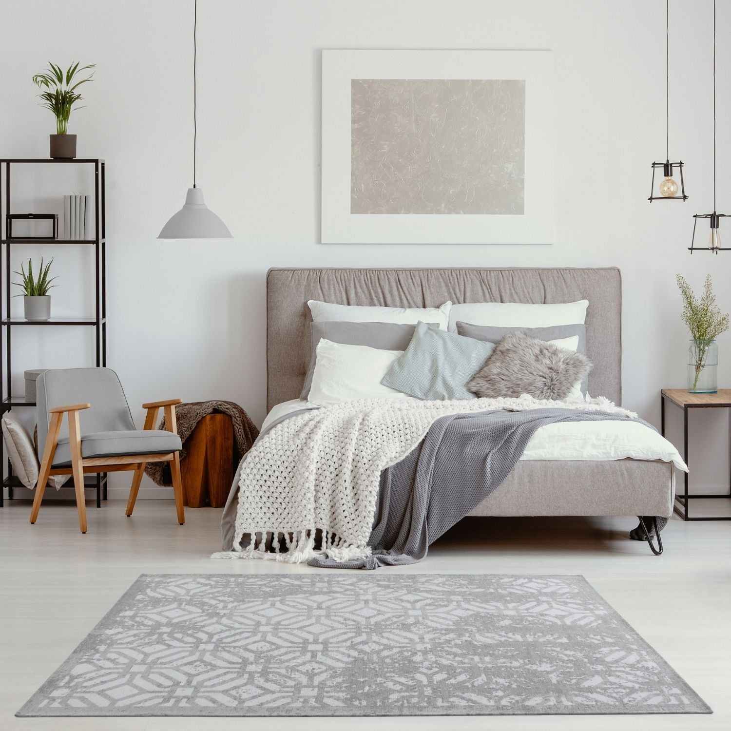 Washable Rug Carina Grey | 6932