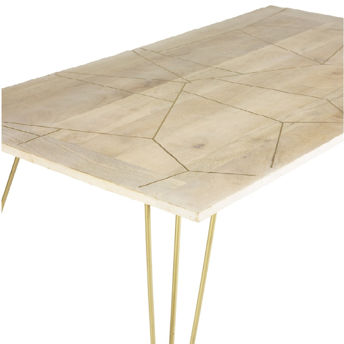 Light Gold Dining Table