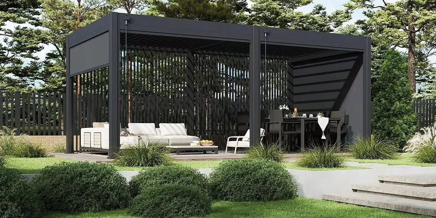 Aluminium Pergola 6m x 3m Free Standing