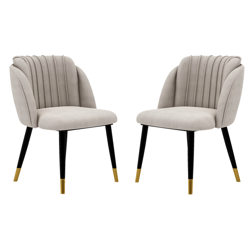 Milan velvet dining chair