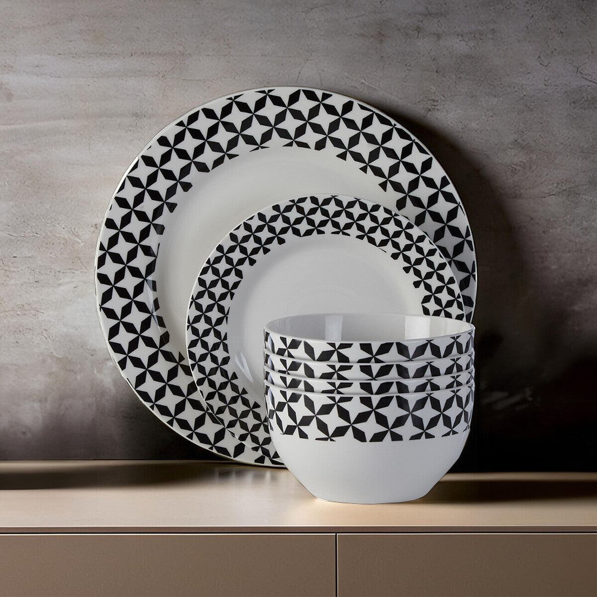 12 Piece Windmill Dinner Set | Avie