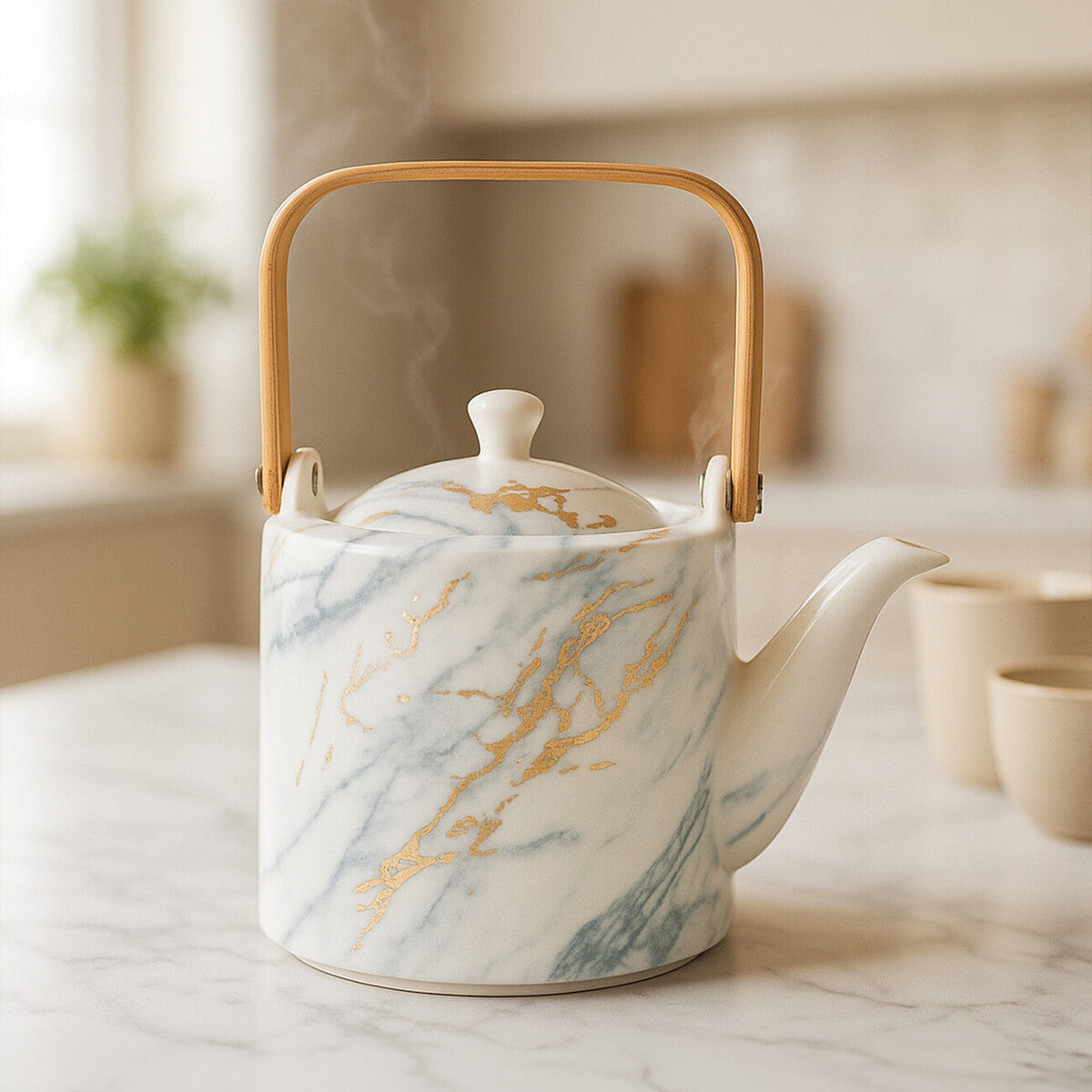 Teapot | Marble Luxe