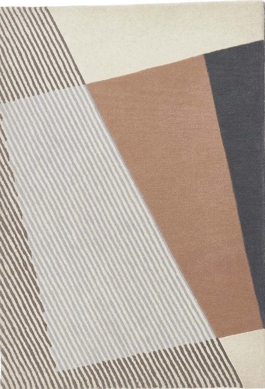 Abstract Wool Rug