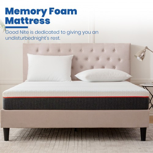 Good Nite Comfort Memory Foam Mattress – 16cm Thick Pressure Relief Mattress with Cooling Foam & Supportive 3-Layer Design - Single Bed